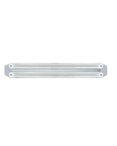UP32720-Dual 24 LED Dual Function 12" GloLight Bar With Bezel - Amber LED/Clear Lens