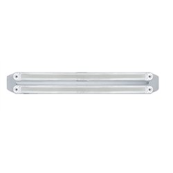 UP32721-Dual 24 LED Dual Function 12" GloLight Bar With Bezel - Red LED/Clear Lens