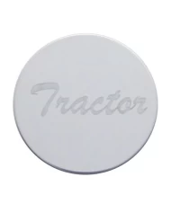 (BULK) STAINLESS STEEL "TRACTOR" PLAQUE FOR WOOD AIR VALVE KNOB