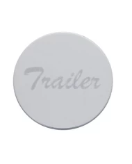 (BULK) STAINLESS STEEL "TRAILER" PLAQUE FOR WOOD AIR VALVE KNOB