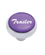 (CARD) CHROME DELUXE AIR VALVE KNOB W/ GLOSSY "TRAILER" STICKER - PURPLE (CARD) CHROME DELUXE AIR VALVE KNOB W/ GLOSSY "TRAILER" STICKER - PURPLE