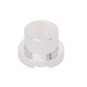 UP10086-9/16" x 7/8" Chrome Plastic Pointed Nut Cover - Push-On