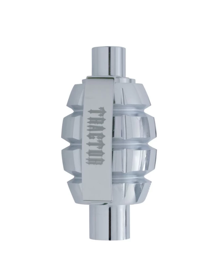 (CARD) CHROME ALUMINUM "GRENADE" AIR VALVE KNOB - TRACTOR