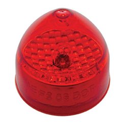 UP33512-2" Beehive Crystal Light (Clearance/Marker) - Red Lens