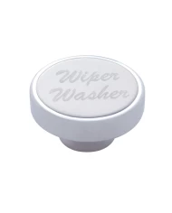 (CARD) CHROME DASH KNOB W/ STAINLESS STEEL "WIPER/WASHER" PLAQUE (CARD) CHROME DASH KNOB W/ STAINLESS STEEL "WIPER/WASHER" PLAQUE