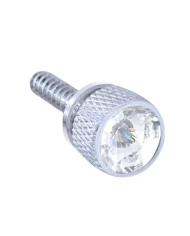 (CARD) CHROME 2007+ FREIGHTLINER CASCADIA DASH SCREW W/ DIAMOND - CLEAR (CARD) CHROME 2007+ FREIGHTLINER CASCADIA DASH SCREW W/ DIAMOND - CLEAR