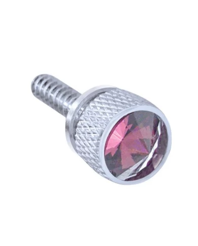 (CARD) CHROME 2007+ FREIGHTLINER CASCADIA DASH SCREW W/ DIAMOND - PURPLE (CARD) CHROME 2007+ FREIGHTLINER CASCADIA DASH SCREW W/ DIAMOND - PURPLE