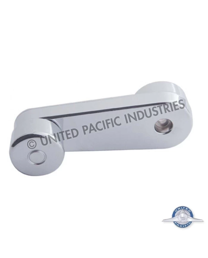 (CARD) CHROME PLASTIC FREIGHTLINER WINDOW CRANK - PLAIN