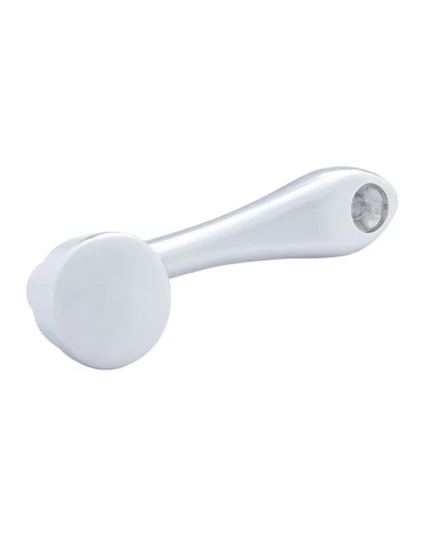 (CARD) CHROME WINDOW CRANK W/ SLOT ADAPTOR - PLAIN (CARD) CHROME WINDOW CRANK W/ SLOT ADAPTOR - PLAIN