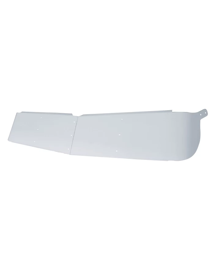 (BOX) STAINLESS STEEL KENWORTH 12" CURVED WINDSHIELD DROP VISOR