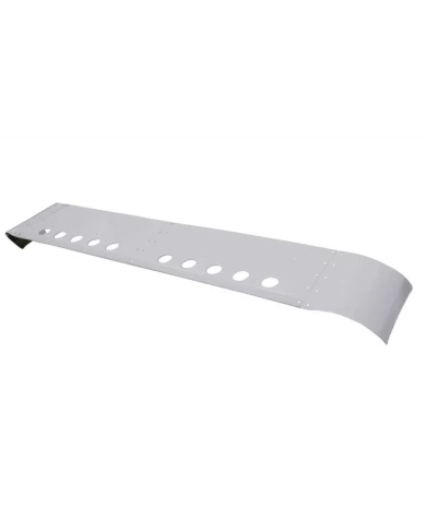 (BOX) STAINLESS STEEL FREIGHTLINER CONDO DROP VISOR W/ TEN 2" LIGHT CUTOUT (BOX) STAINLESS STEEL FREIGHTLINER CONDO DROP VISOR W/ TEN 2" LIGHT CUTOUT