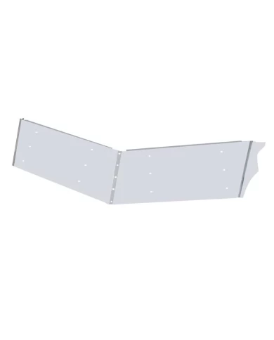 (BOX) STAINLESS STEEL PETERBILT 13" DROP SUNVISOR (BOX) STAINLESS STEEL PETERBILT 13" DROP SUNVISOR