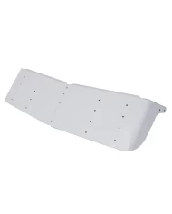 (BOX) 16" STAINLESS GANGSTER STYLE DROP VISOR FOR 1995+ KENWORTH WITH CURVED WINDSHIELD