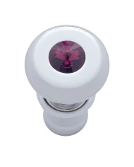 (CARD) CHROME DELUXE CIGARETTE LIGHTER W/ DIAMOND - PURPLE (CARD) CHROME DELUXE CIGARETTE LIGHTER W/ DIAMOND - PURPLE