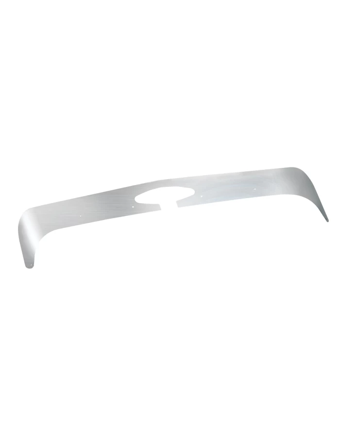 (BOX) STAINLESS PETERBILT 386 BUG DEFLECTOR