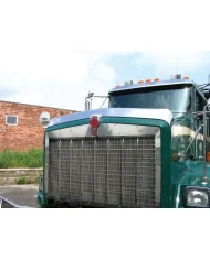 (BOX) STAINLESS 2007+ KENWORTH T800 WIDE HOOD & C500 BUG DEFLECTOR (BOX) STAINLESS 2007+ KENWORTH T800 WIDE HOOD & C500 BUG DEFLECTOR