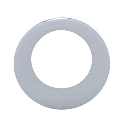UP33997-Chrome Twist-On Light Bezel For 2.5" Round Light Grommet