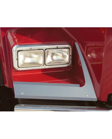 (BOX) STAINLESS 2007+ KENWORTH T800 CURVED GLASS MODELS FENDER GUARDS (BOX) STAINLESS 2007+ KENWORTH T800 CURVED GLASS MODELS FENDER GUARDS