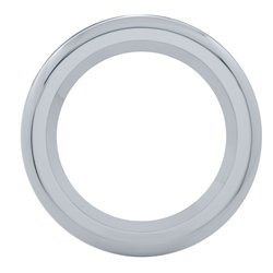 UP33998-Chrome Twist-On Light Bezel For 4" Round Light Grommet