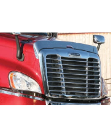 (BOX) STAINLESS 2008+ FREIGHTLINER CASCADIA BUG DEFLECTOR (BOX) STAINLESS 2008+ FREIGHTLINER CASCADIA BUG DEFLECTOR