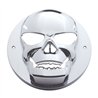 UP34016-Chrome Plastic Skull Bezel For 2.5" Light Grommet