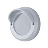 UP34071-2'' Chrome Plastic Mirror Light Bezel With Visor