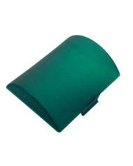 (BULK) FREIGHTLINER HALF ROUND DOME LIGHT LENS - GREEN