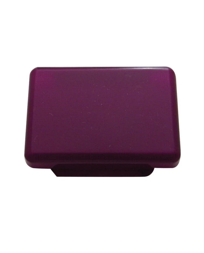 (BULK) RECTANGULAR DOME LIGHT LENS - PURPLE (BULK) RECTANGULAR DOME LIGHT LENS - PURPLE