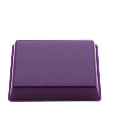 (BULK) DOME RECTANGULAR DOME LIGHT LENS - PURPLE (BULK) DOME RECTANGULAR DOME LIGHT LENS - PURPLE