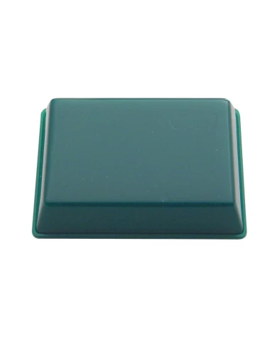 (BULK) DOME RECTANGULAR DOME LIGHT LENS - GREEN (BULK) DOME RECTANGULAR DOME LIGHT LENS - GREEN