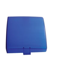 (BULK) SQUARE DOME LIGHT LENS - BLUE (BULK) SQUARE DOME LIGHT LENS - BLUE