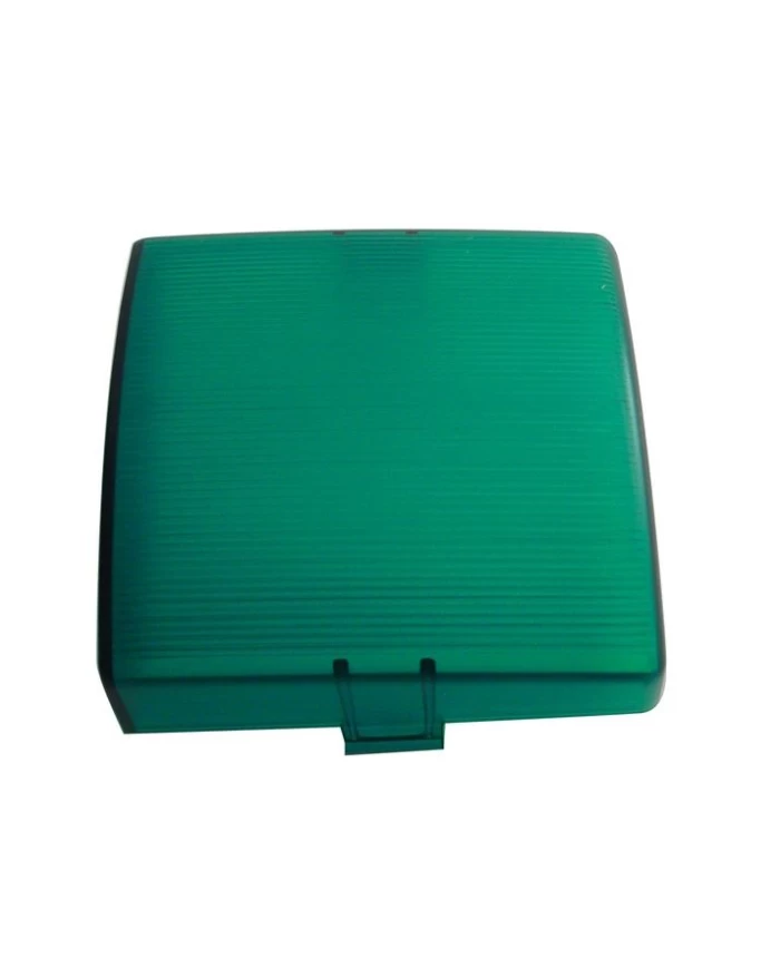 (BULK) SQUARE DOME LIGHT LENS - GREEN (BULK) SQUARE DOME LIGHT LENS - GREEN