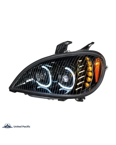 (CBOX) "BLACKOUT" HIGH POWER LED PROJECTION HEADLIGHT FOR 1996-2018 FREIGHTLINER COLUMBIA - DRIVER (CBOX) "BLACKOUT" HIGH POWER LED PROJECTION HEADLIGHT FOR 1996-2018 FREIGHTLINER COLUMBIA - DRIVER