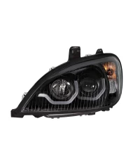 (CBOX) 1996-2018 FREIGHTLINER COLUMBIA "BLACKOUT" PROJECTION HEADLIGHT W/ DUAL FUNCTION LIGHT BAR - DRIVER