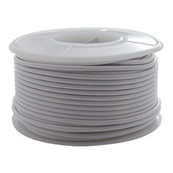 UP34120-100 Ft. 16 AWG Long Primary Wire Roll - White