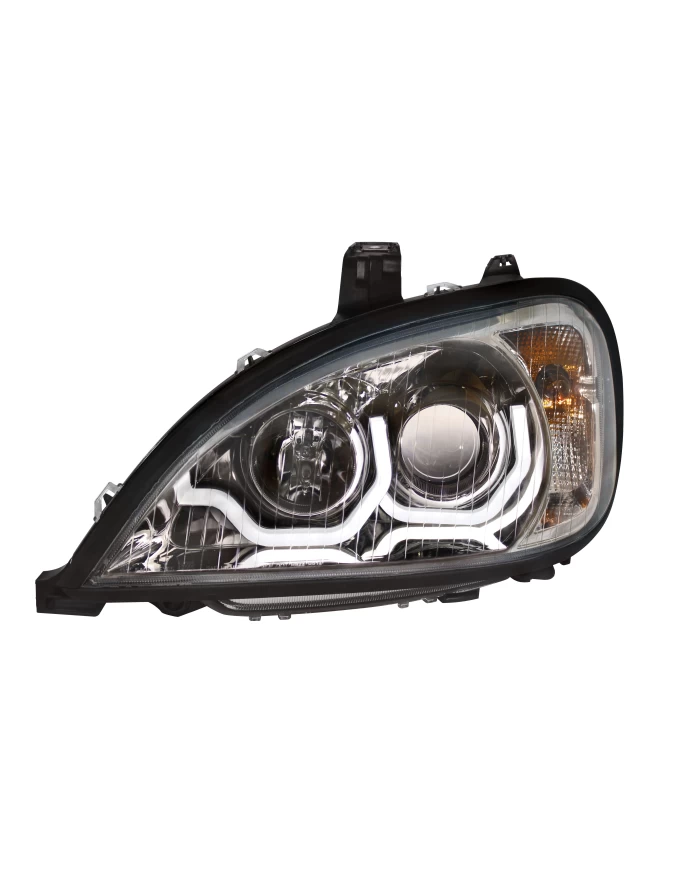 (BOX) 1996-2018 FREIGHTLINER COLUMBIA CHROME PROJECTION HEADLIGHT - DRIVER
