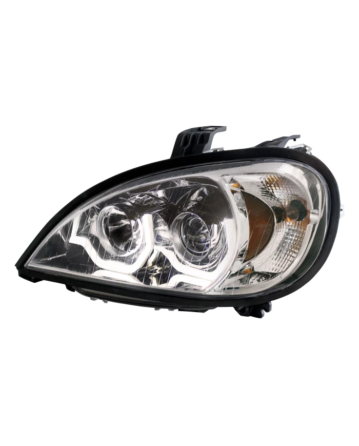 (BOX) 1996-2018 FREIGHTLINER COLUMBIA CHROME PROJECTION HEADLIGHT - DRIVER