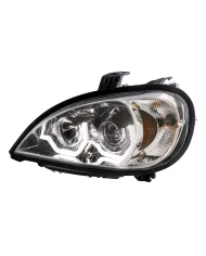 (BOX) 1996-2018 FREIGHTLINER COLUMBIA CHROME PROJECTION HEADLIGHT - DRIVER