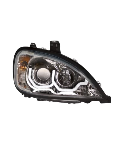 (BOX) 1996-2018 FREIGHTLINER COLUMBIA CHROME PROJECTION HEADLIGHT - PASSENGER (BOX) 1996-2018 FREIGHTLINER COLUMBIA CHROME PROJECTION HEADLIGHT - PASSENGER