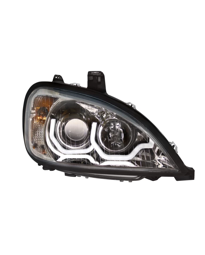 (BOX) 1996-2018 FREIGHTLINER COLUMBIA CHROME PROJECTION HEADLIGHT - PASSENGER