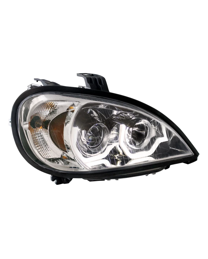 (BOX) 1996-2018 FREIGHTLINER COLUMBIA CHROME PROJECTION HEADLIGHT - PASSENGER
