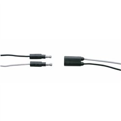 UP34193-150 Count 2-Prong Female Bullet Plugs 16G Wire Harness Roll - 126' W/10" Lead Between Plugs