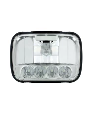 (BOX) 5 HIGH POWER LED 5" X 7" CRYSTAL HEADLIGHT (BOX) 5 HIGH POWER LED 5" X 7" CRYSTAL HEADLIGHT
