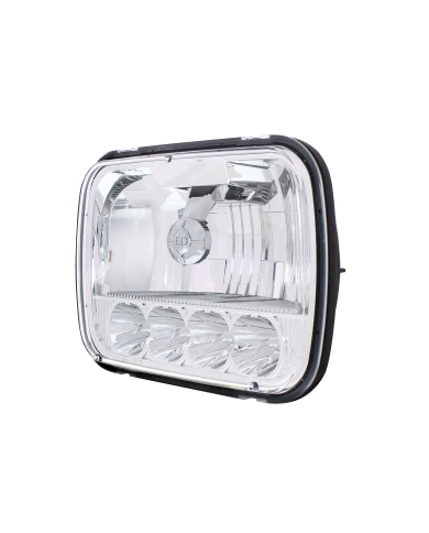 (BOX) 5 HIGH POWER LED 5" X 7" CRYSTAL HEADLIGHT (BOX) 5 HIGH POWER LED 5" X 7" CRYSTAL HEADLIGHT
