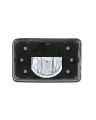 (BOX) 4" X 6" RECTANGULAR HIGH POWER LED CRYSTAL HEADLIGHT - HIGH BEAM