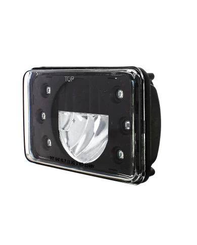(BOX) 4" X 6" RECTANGULAR HIGH POWER LED CRYSTAL HEADLIGHT - HIGH BEAM (BOX) 4" X 6" RECTANGULAR HIGH POWER LED CRYSTAL HEADLIGHT - HIGH BEAM