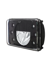 (BOX) 4" X 6" RECTANGULAR HIGH POWER LED CRYSTAL HEADLIGHT - HIGH BEAM