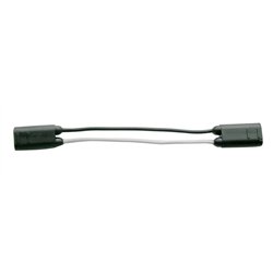 UP34194-200 Count 2-Prong Female Bullet Plugs 16G Wire Harness Roll - 66' W/4" Lead Between Plugs