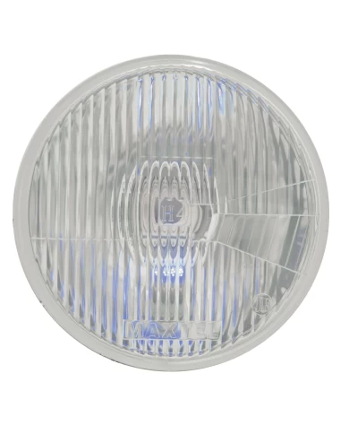 (BOX) 7" HEADLIGHT W/ 4 MICRO LED ACCENT LIGHT (HIGH & LOW BEAM) - BLUE (BOX) 7" HEADLIGHT W/ 4 MICRO LED ACCENT LIGHT (HIGH & LOW BEAM) - BLUE