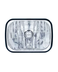 (BOX) 5" X 7" CRYSTAL RECTANGULAR HEADLIGHT BULB WITH PLASTIC LENS (BOX) 5" X 7" CRYSTAL RECTANGULAR HEADLIGHT BULB WITH PLASTIC LENS